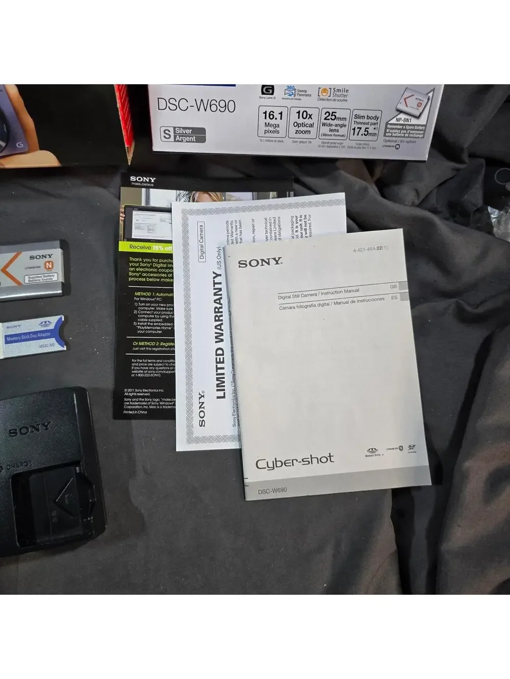 Sony Taylor Swift Cyber-shot Bundle DSC-W690 16.1MP CCD Digital Camera